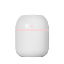 초음파 가습기 미스트 메이커 가습기 전기 공기 아로마 디퓨저 나무 초음파 130ml 홈, B형 흰색