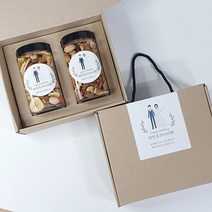 [은색초코]견과류답례품 믹스넛 사각대용량 2종 세트 결혼답례품 돌잔치 조문 회사단체선물 시보해제, 골드믹스넛, 스탠다드믹스넛, 1개