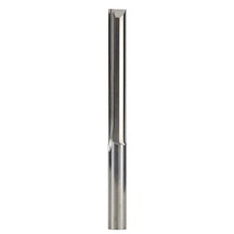 6mm Shank CNC 라우터 비트 조각 비트 스트레이트 슬롯 밀링 커터 목재 도구, 은, 6*42