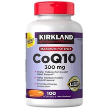 Kirkland Signature 커클랜드 코큐텐 300mg 100w정 소프트 젤, 100