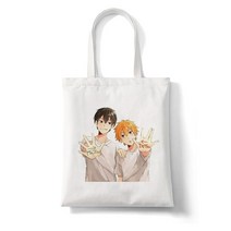 코듀로이 에코백 하라주쿠 구매자 가방 애니메이션 가방 haikyuu 쇼핑백 에코 캔버스 코튼 대용량 재사용 가능한 토트 백 핸드백 어깨 가방