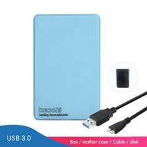 외장형하드 이동식 하드디스크 외장하드 추천 TWOCHI''2TB 1TB S, 08 2 테라바이트, 04 파란