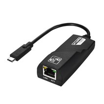USB3.0 C타입 기가비트 유선랜카드 케이블일체형 이더넷아답터 노트북 PC 데스크탑 Type-C, USB C타입 랜카드