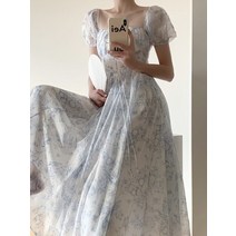 backless 2023 봄 프랑스 스타일 달콤한 스퀘어 칼라 레이스 업 우아한 빈티지