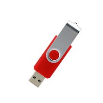 usb기기 usb Exuanck 사용자 정의 로고 금속 회전 USB 2.0 4 기가 바이트 8 16 32 메모리 플래시 드라이브, 04 Red_08 1GB