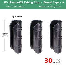 강선활대 비닐하우스활대 30pcs 1920222532mm 정원 건물 튜브 클립 온실 프레임 파이프 고정 클램프 그늘 필름 그물 돛 고정 커넥터, 도끼30개