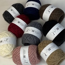 [콘샵] 울혼방 로빙사 볼실 50g -모자 목도리 뜨개용, 아이보리