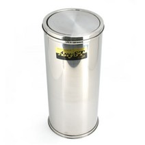 KO 키친쿡 영업용 휴지 통 - 사무실 식당 관공서 ~ 뱅뱅이 스텐 쓰레기통 20~49L 회전 야외용, 뱅뱅이휴지통 특대(49L)