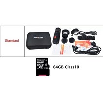 SOOCOO-S20w 방수 카메라 액션 수중 카메라 스포츠 수중 블랙 캠 총알 자전거 총 헬멧 상자 포함, 64GG의 표준, 중국, 번들4