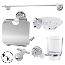 SW800 욕실 악세사리 5품 세트 수건걸이 휴지걸이 컵대 비누대 옷걸이