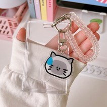 포카홀더 3 인치 아크릴 Photocard 홀더 Kpop 투명 앨범 사진 카드 Kawaii ID 펜던트 키 체인 학교 문구, 01 B1