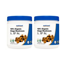 오가닉 차가 버섯 파우더 8oz 무맛 2병, 단품, 단품