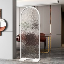 스크린 파티션 거실 아크릴 경량 접이식, 타원형 60X높이 180CM