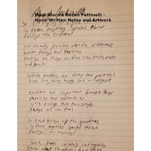 Mark Xiornik Rozen Pettinelli - Hand-Written Notes and Artwork Paperback, Kindnesssaox