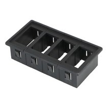 카라반 캠핑카 부품 수리용품 diy 마운팅 릴레이 케이스 라이트 토글 스위치 패널 하우징 usb 충전기 홀더 프레임 자동차 액세서리 해양 보트 캐러밴 트럭, d