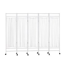 철제 이동형 파티션 바퀴달린 파티션 칸막이 1.8미터 높이, 화이트_5컷