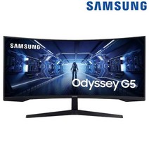 삼성전자 86.4cm QHD 오디세이 G5 게이밍 모니터, LC34G55TWWKXKR