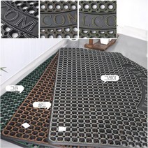 흙털이 깔개 현관바닥매트 가게 출입구발판 바닥재 신발털이 외부 현관매트 실외 카페트 출입구매트, 골드색, 1개