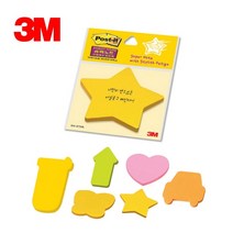 3M/포스트잇 슈퍼스티키SN/모양포스트잇, W-하트, 1