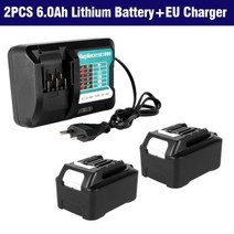 배터리 충전식 배터리 Makita BL1040 BL1015 BL1020B BL1016 BL1021 BL1040B 및 배터리 충전기 EU 플러그 12V 6000mAh, 12V_CHINA | 2Battery-1EU Charg