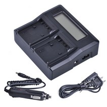 소니 FDR-AX30 FDR-AX33 FDR-AX40 FDR-AX45 FDR-AX53 FDR-AX55 FDR-AX60 FDR-AX100 FDR-AX700 핸디캠 캠코더 용 배터, 1xDual Quick Charger