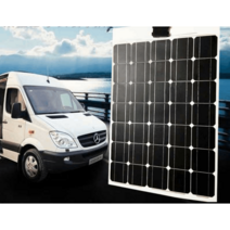 플랙시블 태양광 판넬 휘어지는 지붕 캠핑카 태양열, 65w(810x330mm)