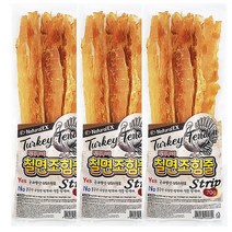 강아지 칠면조 힘줄 스트립 간식 70g, 3개