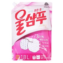 울샴푸 오리지널 울세제 리필, 1.8L, 4개