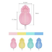 소프트아이스크림기계 가정용 아이스크림메이커 아이스 캔디 케이크 초콜릿 손으로 만든 DIY 금형 만화 실, 04 04 Pineapple