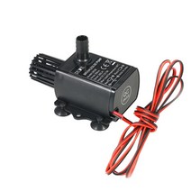 DC 12V 5W 280L/H 유량 방수 브러시리스 펌프 미니 잠수정 물 필터 수족관 물고기 탱크 분수 순환, [01] Black