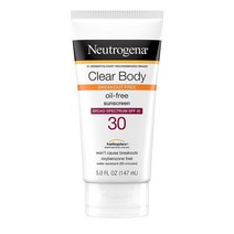 뉴트로지나 클리어 바디 Breakout-Free 오일프리 선스크린 SPF30 Neutrogena 147ml 2개