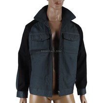 ITR-J100 여름가을 진그린색잠바 마트작업복 공장복, 4XL