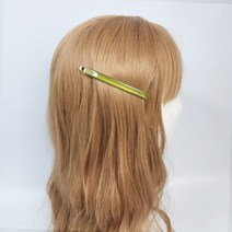 프랑스핀 호피 퓨어 8.5 cm 넓은 핀대 롱 헤어실핀 머리핀