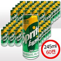 코카콜라 업소용 스프라이트 245mlx60캔, 245ml, 60캔