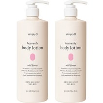 심플리오 헤븐리 비건인증 바디로션 500ml 와일드플라워, 4개