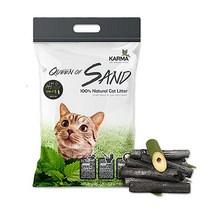 퀸오브샌드 고양이 두부모래 숯 7L x 6개, 단품