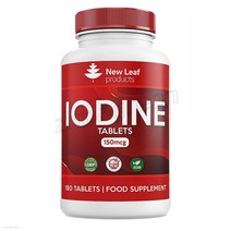 뉴리프 Iodine 요오드 아이오딘 영국 제조 180정 타블렛