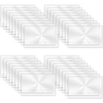 신용 카드 리더기 휴대용 모바일 포스 단말기 WYOMER 40 Pcs 3.35" X 2.16" Credit Card Size Magn, 한개옵션0
