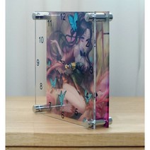 주문 제작형 무소음 아크릴 시계