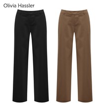 [올리비아하슬러] 모던 베이직 슬랙스 팬츠