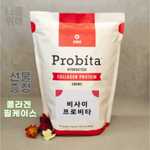 [사은품 증정] 초콜릿맛 비사이 프로비타 콜라겐 60정 VISI Probita 프로틴 비사이코리아, 링곤베리맛