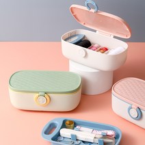 어베일텐비 반짇고리함 핑크 그린 1셋트, 반짇고리 그린, 1개