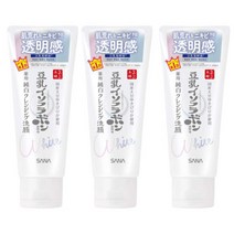 사나 두유 이소플라본 클렌징폼 미백타입 3개세트