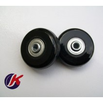 캐리어 아메리칸투어리스트 샘소나이트 바퀴 수리 교체 부품, 87mmX24mm 블랙ml