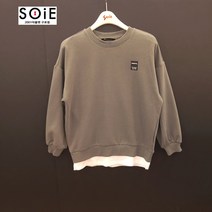 [소이주니어] 카키 레이어드 맨투맨 티_22F1403KH_2001구로점