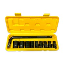 복스 대형 소켓 8~24mm 소켓렌치 10P 육각 숏 너트 공구 자동차 정비 크롬 바나듐강 특수강, 10P숏복스세트