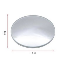 1Pcs Rear View Mirror Accessor 360 Angle Adjustable Round Convex Blind Spot, 01 1 piece