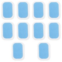 EMS 저주파 복부 운동기구 10pcs 접착 자극성 하이드로 겔 매트 패드 젤 훈련, 협력사, 푸른