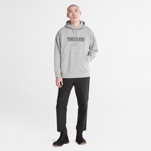 [팀버랜드] 남성 로고 프린트 후디 그레이_TB0A5VV50521