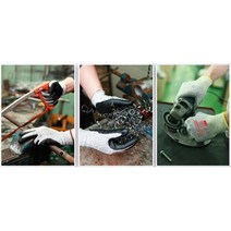 금형 공장 밀링 가공 절단 방지 코팅장갑 원예용 60대남성, M